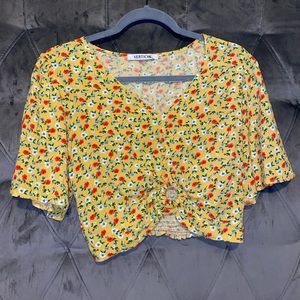 Floral Crop Top